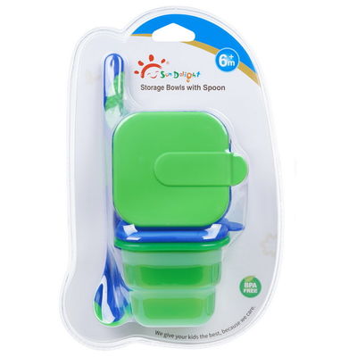 2adet BPA Free Hava Geçirmez Plastik Bebek Maması Saklama Kaşığı