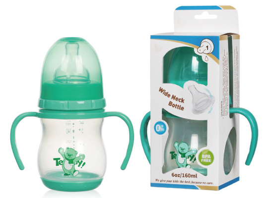 Geniş boyunlu polipropilen bebek şişeleri BPA içermiyor 6 oz 160 ml