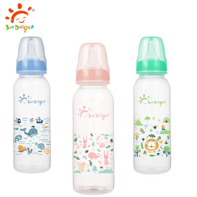 PP Yeni Doğan Bebek Besleme Şişesi 9 oz 、 250 ml BPA BÜRÜ
