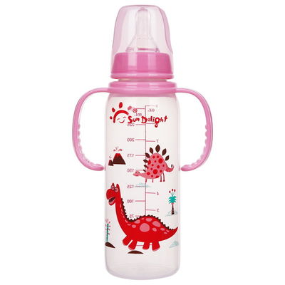 Yıkanabilir PP 8oz 240ml Standart Bebek Nipeli Şişe