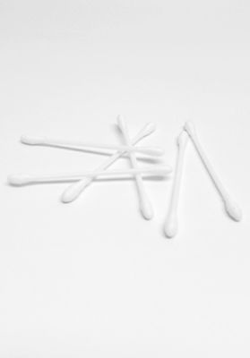 % 100 Pamuk 100 Lü Plastik Çubuk Bebek Güvenliği Pamuklu Çubuk