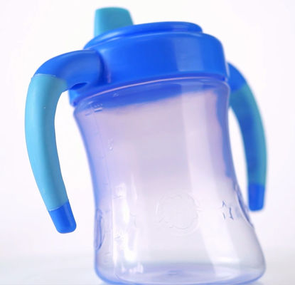 190ml Mavi Damla Korumalı 6 Ay 7 Ons Çocuk Sippy Kupası