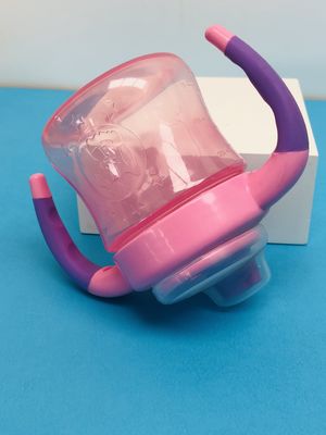 Dökülmez Çift Kulplu 6 Ay 6 Ons Kız Çocuk Damlatmaz Bardak