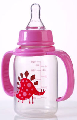 Standart 4oz 125ml Polipropilen Bebek Şişeleri İki Saplı