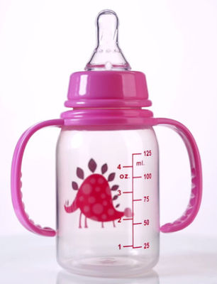 Standart 4oz 125ml Polipropilen Bebek Şişeleri İki Saplı