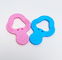 Yırtılma Dayanımı 3 Ay Bebek Silikon Diş Kaşıyıcı Özel logo