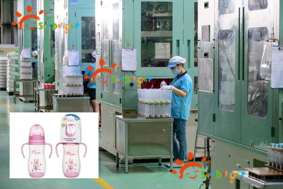 Geniş Ağızlı 12oz 330ml Silikon PP Ark Bebek Biberon